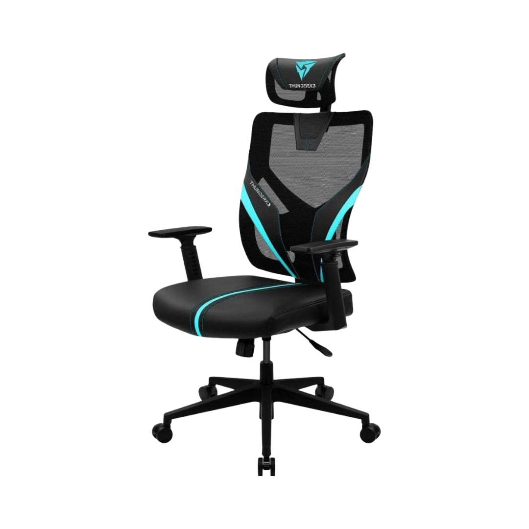 Cadeira Ergonomic Yama1 Preta/Cyan THUNDERX3, Thunderx3, YAMA1 YAMA1, Preta/Cyan