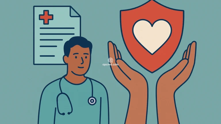 Ilustração de uma família brasileira representando proteção e esperança, com elementos visuais que remetem à saúde e ao conceito de seguro de vida para pessoas com doenças pré-existentes.