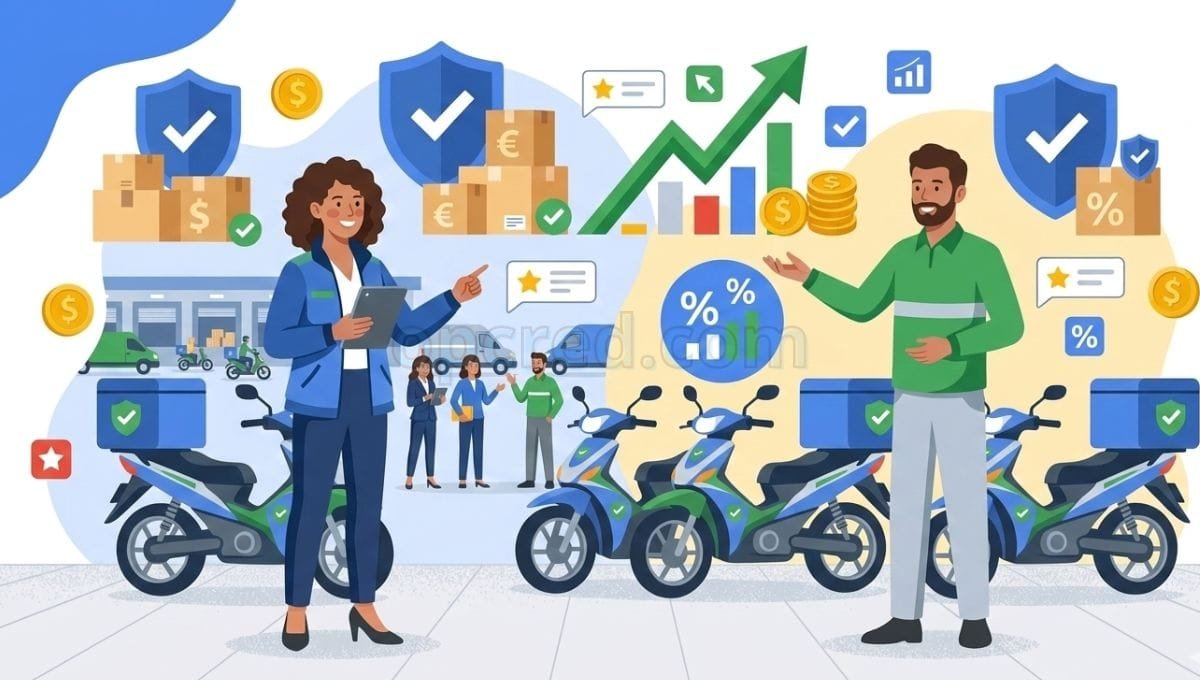 Como Criar uma Micro-Frota de Delivery Usando Consórcio de Motas