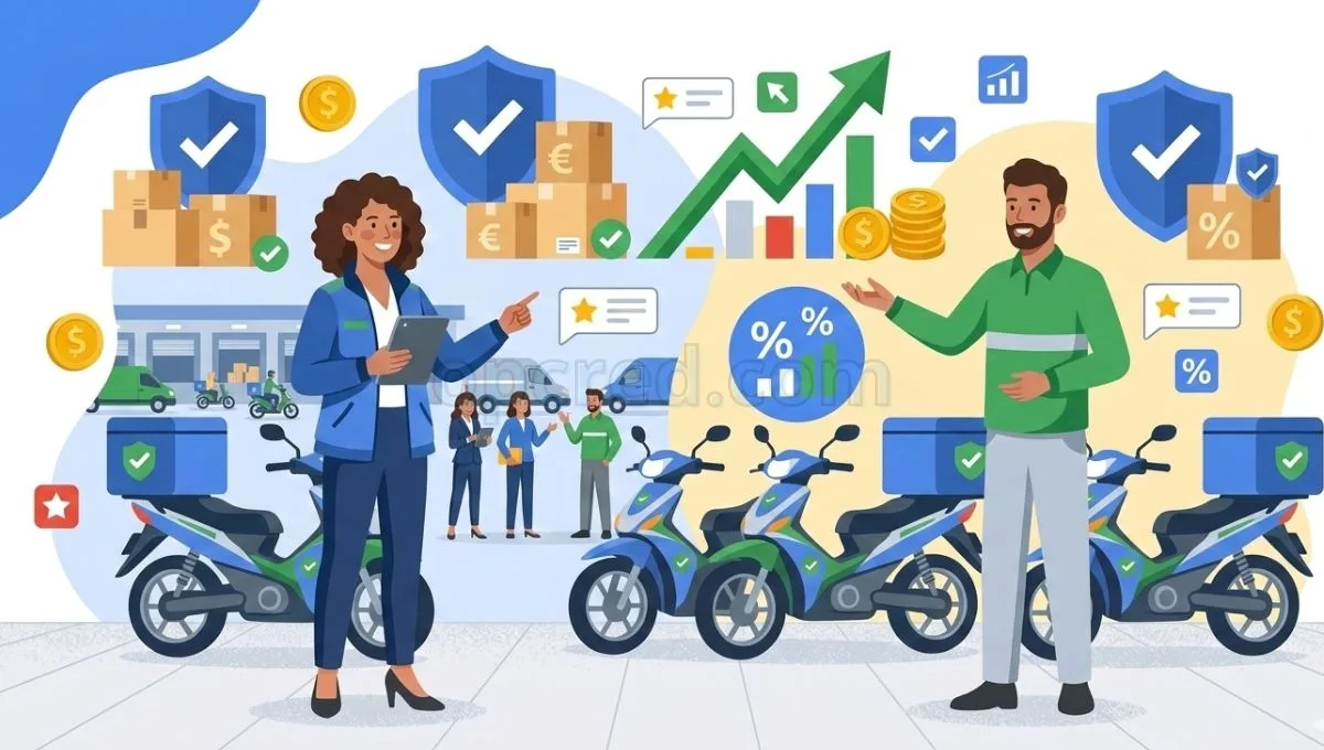 Como Criar uma Micro-Frota de Delivery Usando Consórcio de Motas