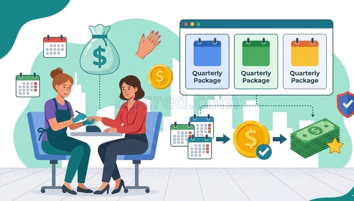 Dinheiro no Bolso Hoje: Como Manicures Podem Antecipar Lucros de Pacotes Trimestrais