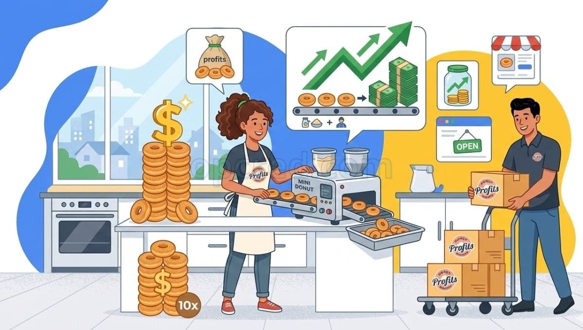 Transforme sua Cozinha em uma Fábrica de Lucros: O Guia da Máquina de Mini Donuts