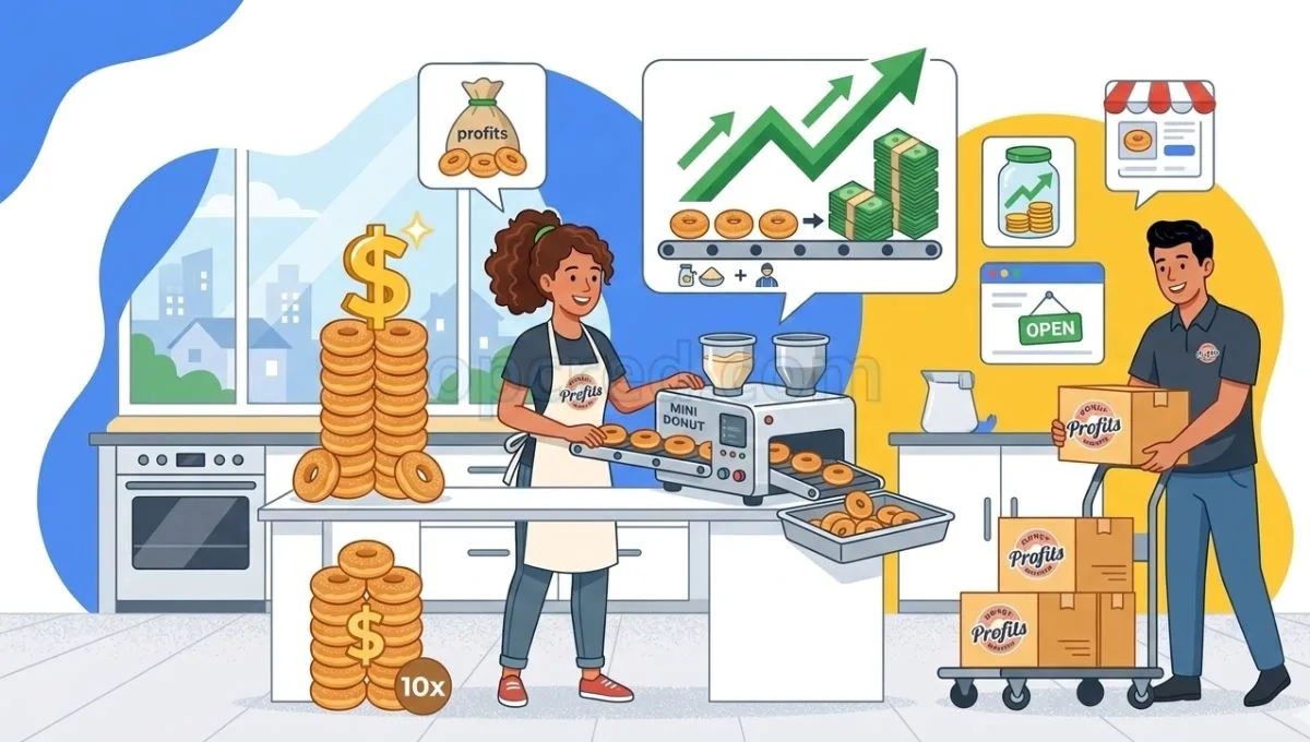 Transforme sua Cozinha em uma Fábrica de Lucros: O Guia da Máquina de Mini Donuts